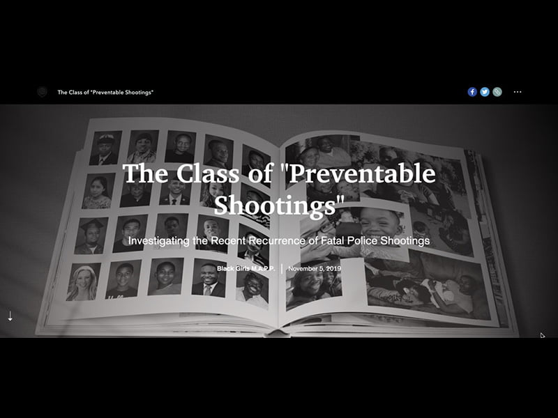 The Class of Preventable Shootings Title