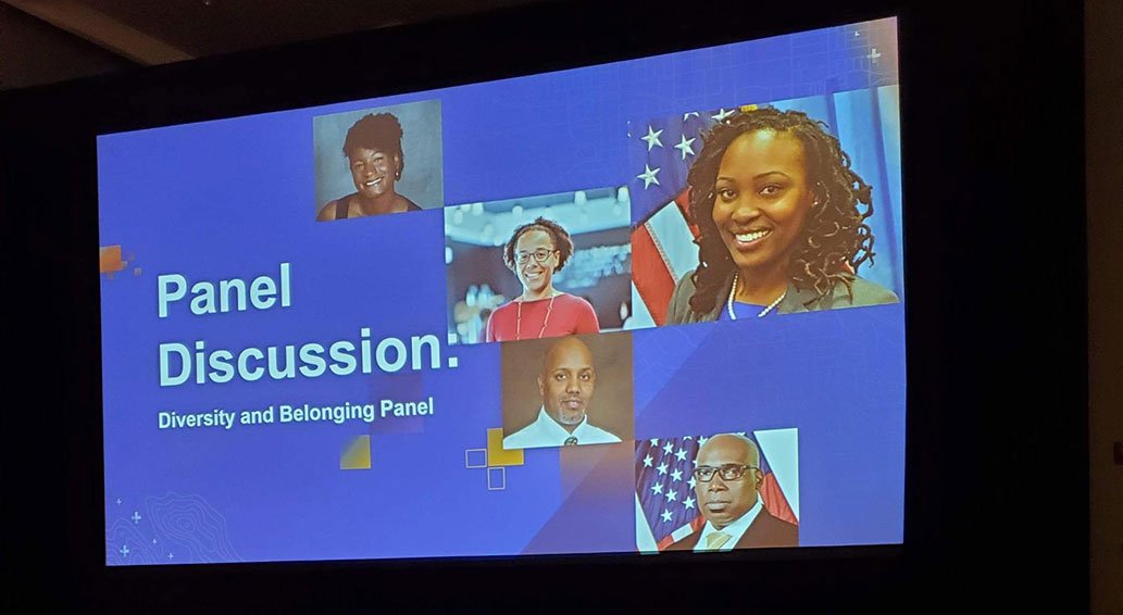 Opening slide of Diversity and Belonging Panel